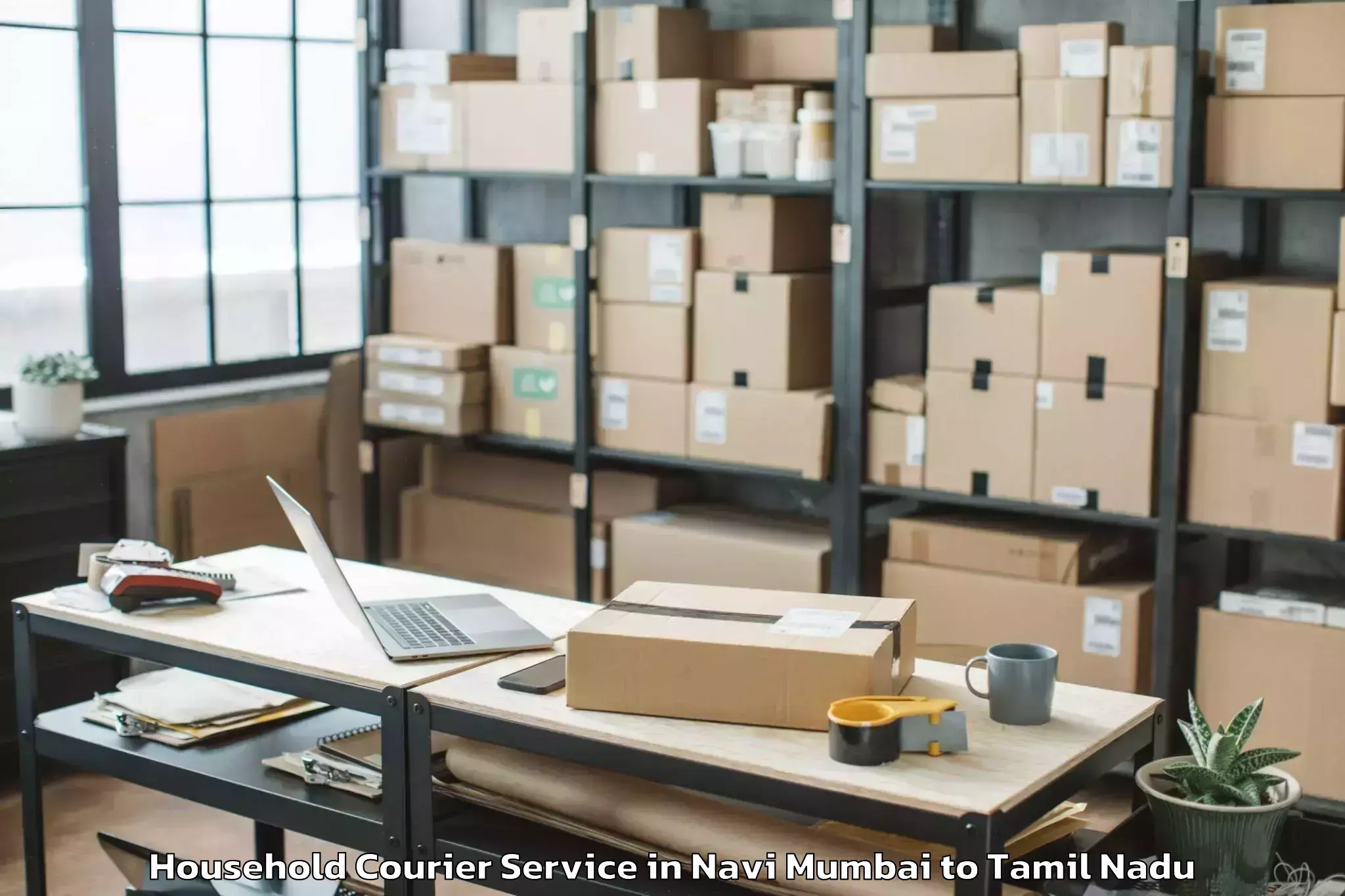 Reliable Navi Mumbai to Pennathur Household Courier